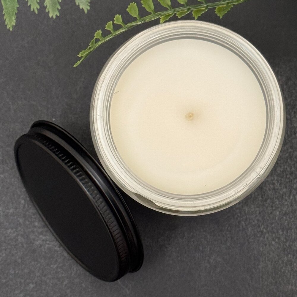 BBW Lavender Vanilla White Barn Bath & Body Works Mason Jar Single Wick Candle - Picture 6 of 10